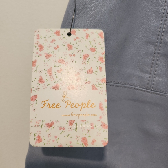 Thredup(PRICE IS FIRM!)Free People Light Blue, Short Skirt - Picture 3 of 7